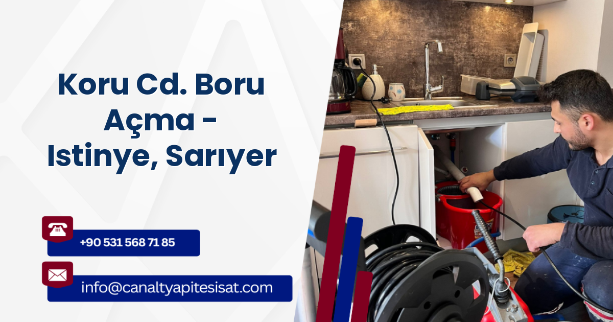 Koru Cd. Boru Açma - Istinye, Sarıyer