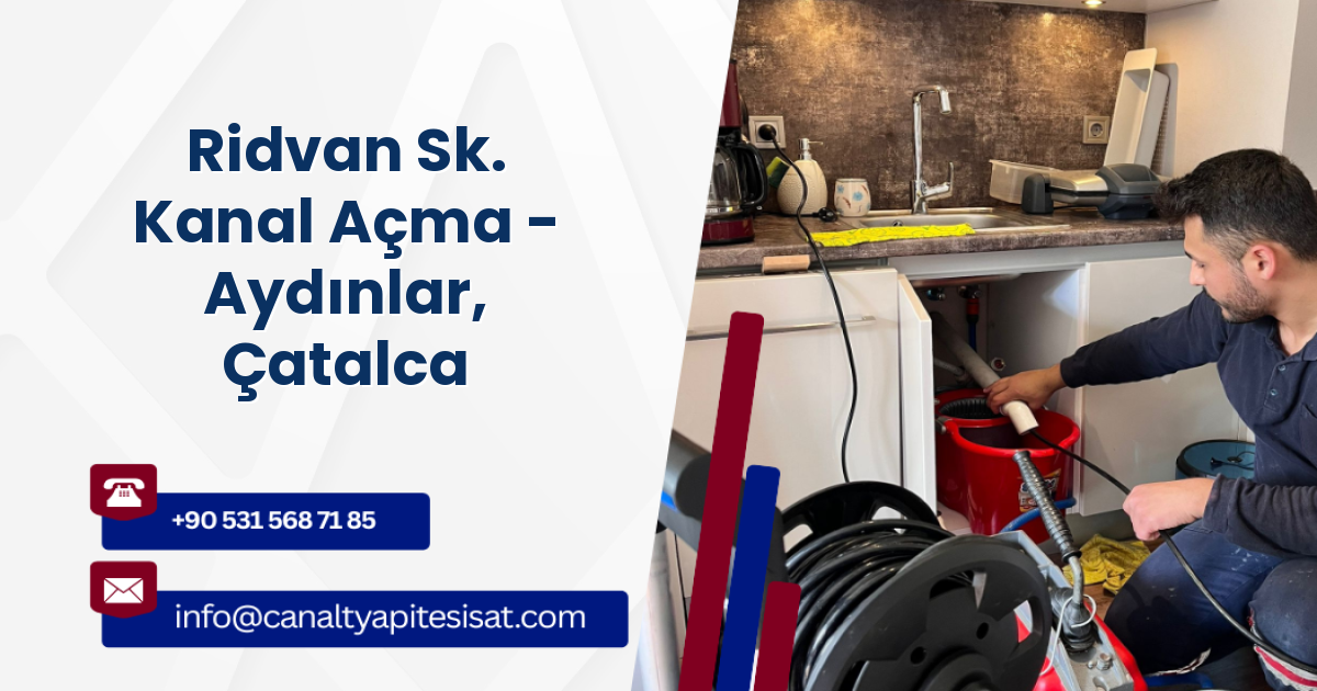 Ridvan Sk. Kanal Açma - Aydınlar, Çatalca